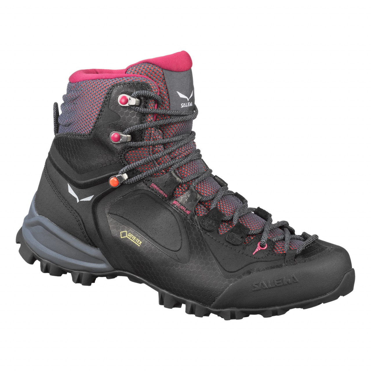 Salewa Alpenviolet Mid GORE-TEX® Bayan Yürüyüş Ayakkabısı Siyah/Mavi/Mercan Türkiye 305629NKU